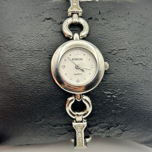 Rumours Accessories - Rumours Silver Tone Stainless Steel Fashion Quartz Watch Working New Battery